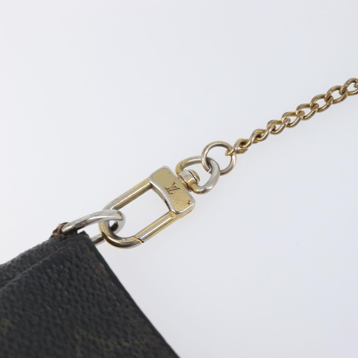 LOUIS VUITTON Monogram Mini Pochette Accessoires Pouch N41667 LV Auth 205526