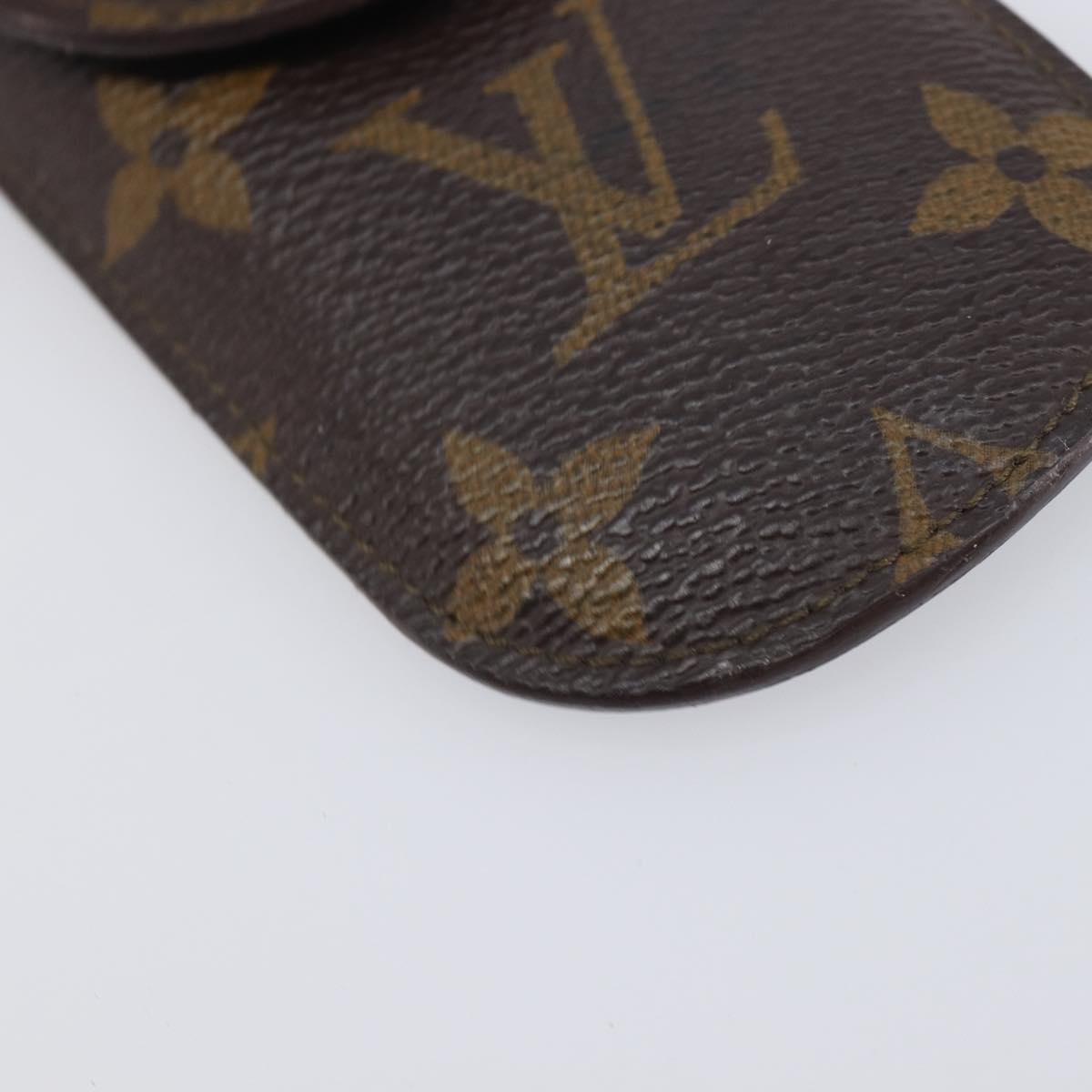 LOUIS VUITTON Monogram Etui Lunette Rabat Glasses Case M62970 LV Auth 205527