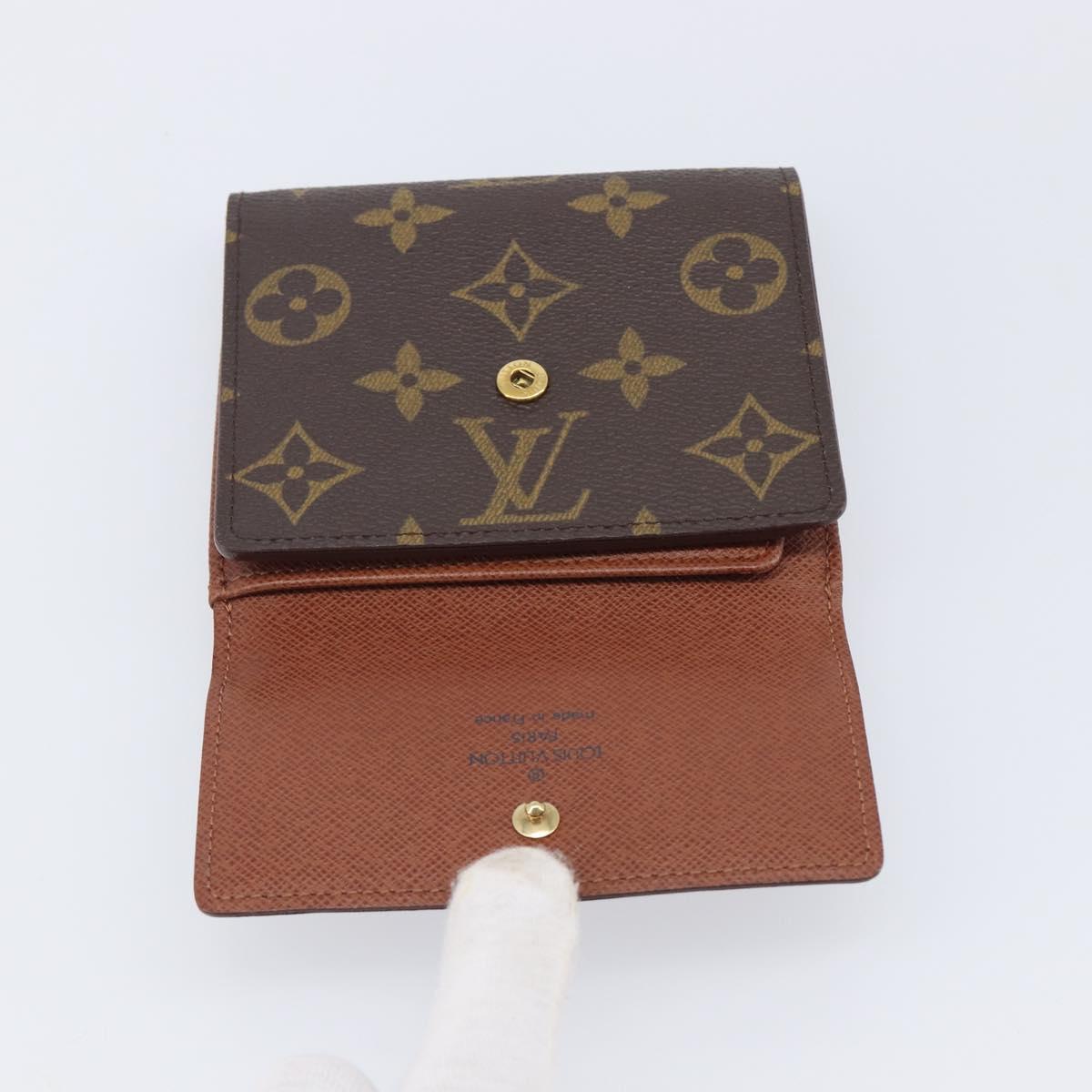 LOUIS VUITTON Porte Monnaie Bier Cartes Crdit Wallet M61652 LV Auth 205528A