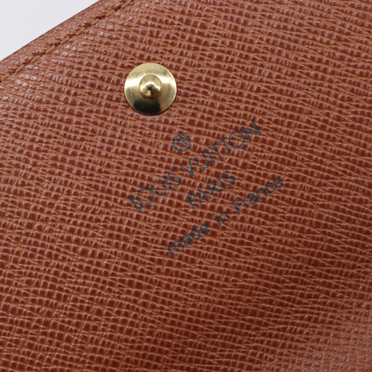 LOUIS VUITTON Porte Monnaie Bier Cartes Crdit Wallet M61652 LV Auth 205528A