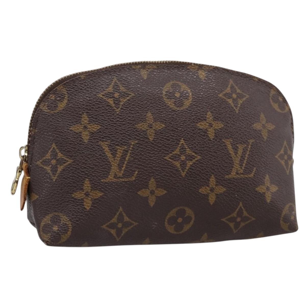 LOUIS VUITTON Monogram Pochette Cosmetic PM Pouch M43998 LV Auth 205531
