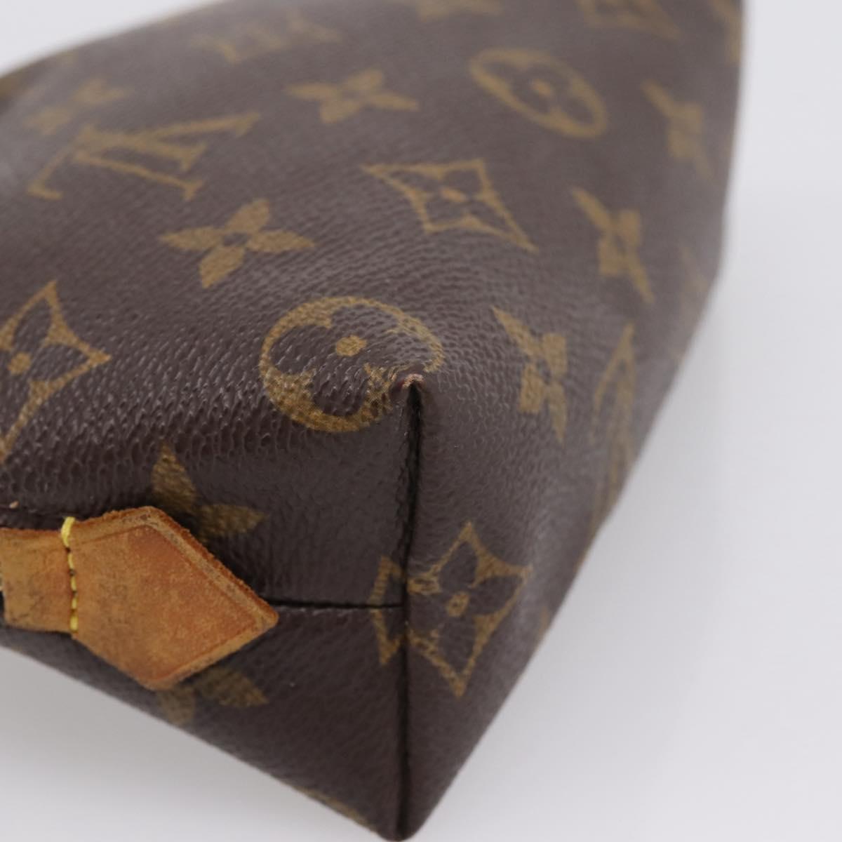 LOUIS VUITTON Monogram Pochette Cosmetic PM Pouch M43998 LV Auth 205531