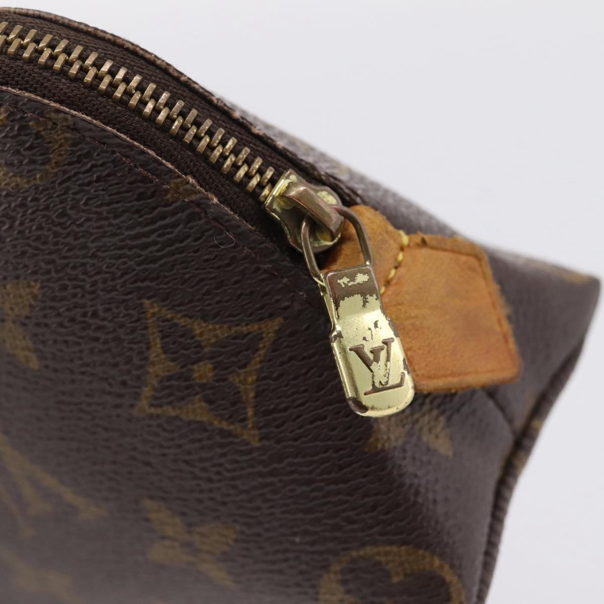 LOUIS VUITTON Monogram Pochette Cosmetic PM Pouch M43998 LV Auth 205531