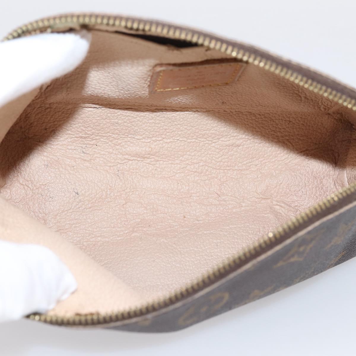 LOUIS VUITTON Monogram Pochette Cosmetic PM Pouch M43998 LV Auth 205531