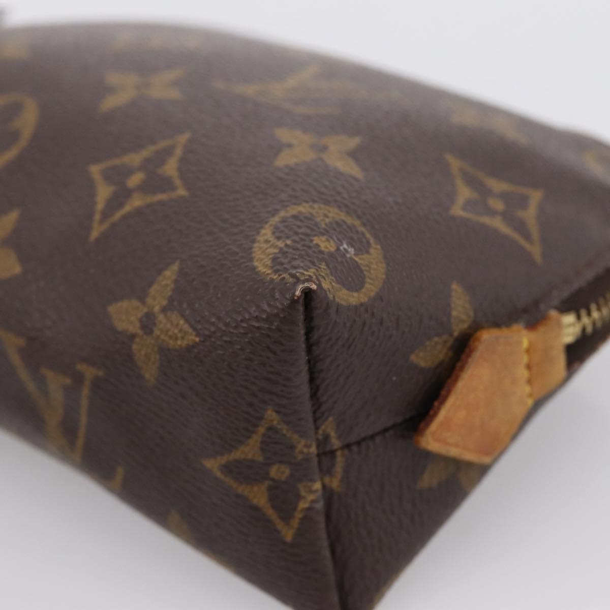 LOUIS VUITTON Monogram Pochette Cosmetic PM Pouch M43998 LV Auth 205531