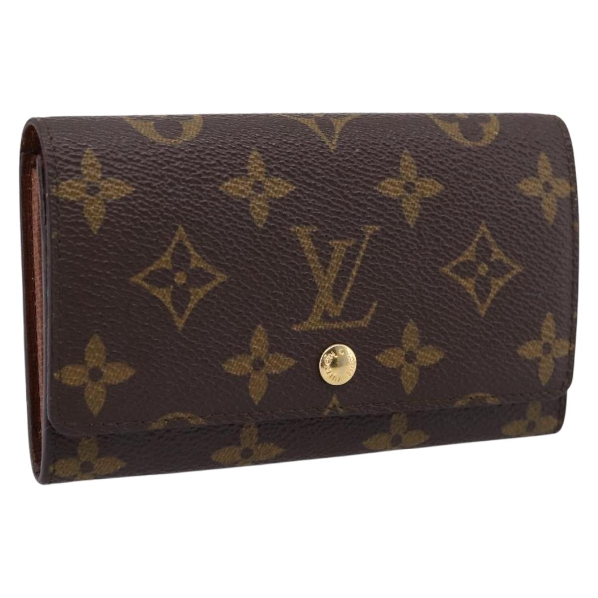 LOUIS VUITTON Porte Monnaie Billets Tresor Wallet M61730 LV Auth 205533V