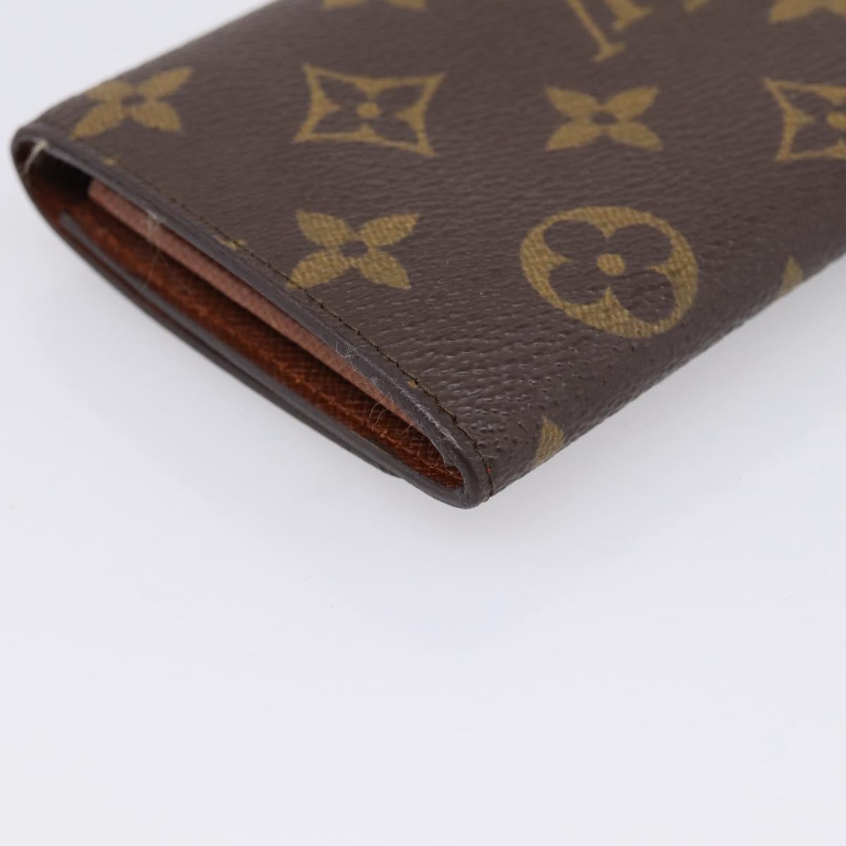 LOUIS VUITTON Porte Monnaie Billets Tresor Wallet M61730 LV Auth 205533V