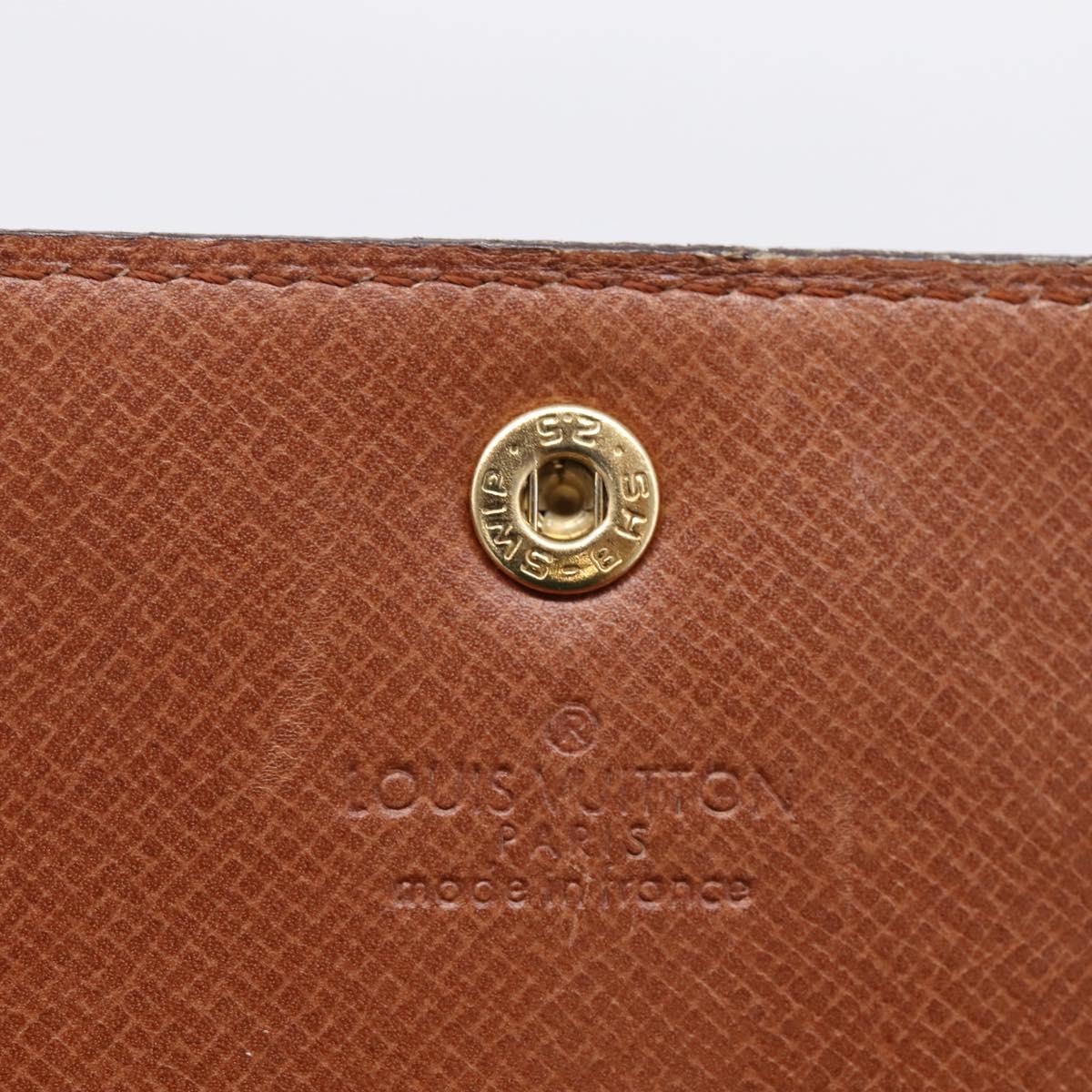 LOUIS VUITTON Porte Monnaie Billets Tresor Wallet M61730 LV Auth 205533V