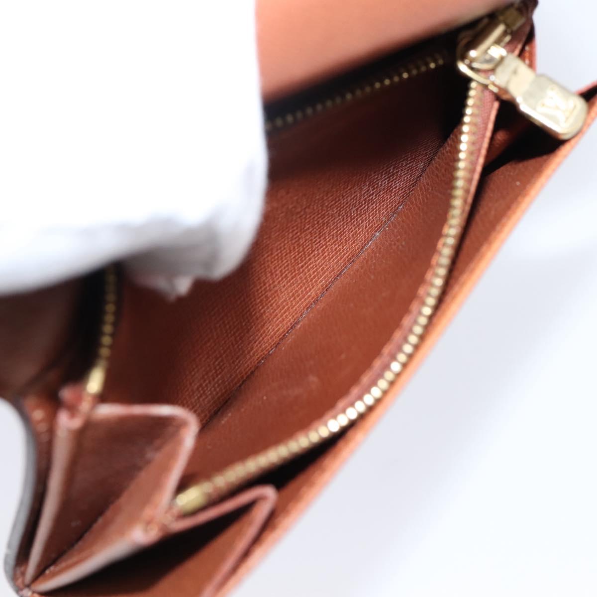 LOUIS VUITTON Porte Monnaie Billets Tresor Wallet M61730 LV Auth 205533V
