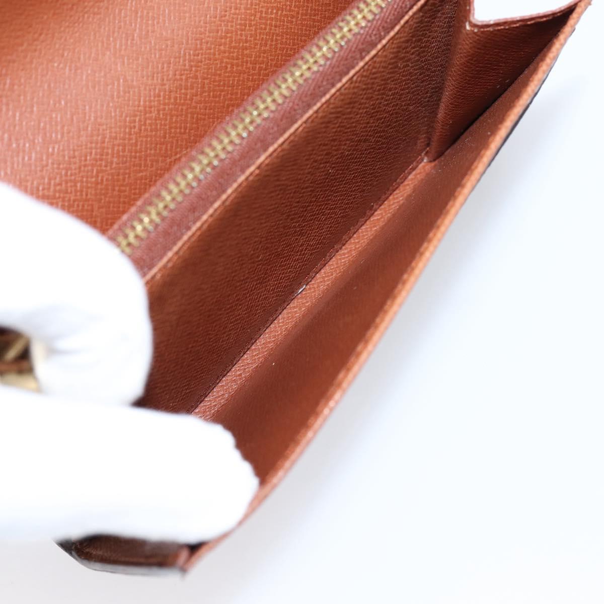 LOUIS VUITTON Porte Monnaie Billets Tresor Wallet M61730 LV Auth 205533V