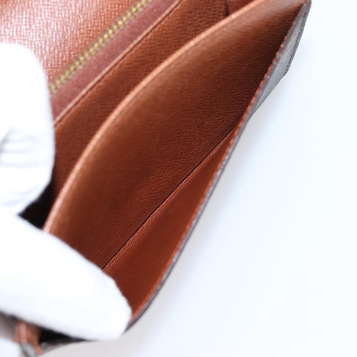 LOUIS VUITTON Porte Monnaie Billets Tresor Wallet M61730 LV Auth 205533V