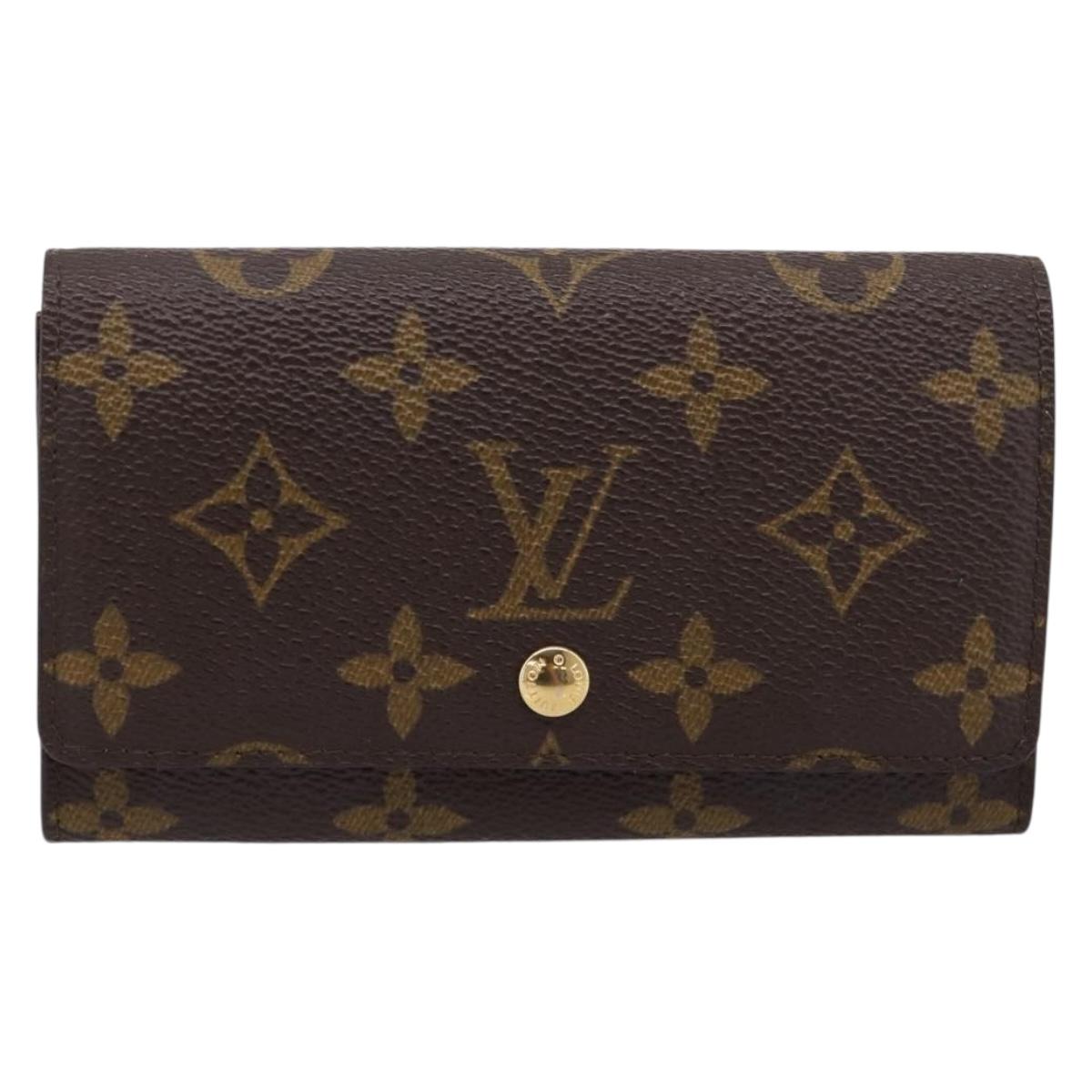 LOUIS VUITTON Porte Monnaie Billets Tresor Wallet M61730 LV Auth 205533V