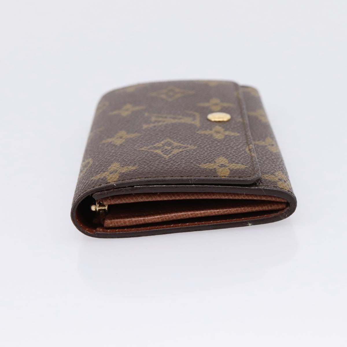 LOUIS VUITTON Porte Monnaie Billets Tresor Wallet M61730 LV Auth 205533V