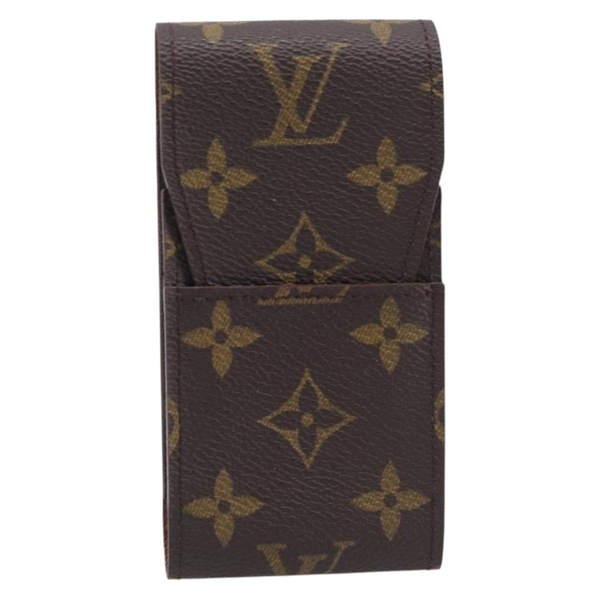 LOUIS VUITTON Monogram Etui Cigarette Cigarette Case M63024 LV Auth 205534