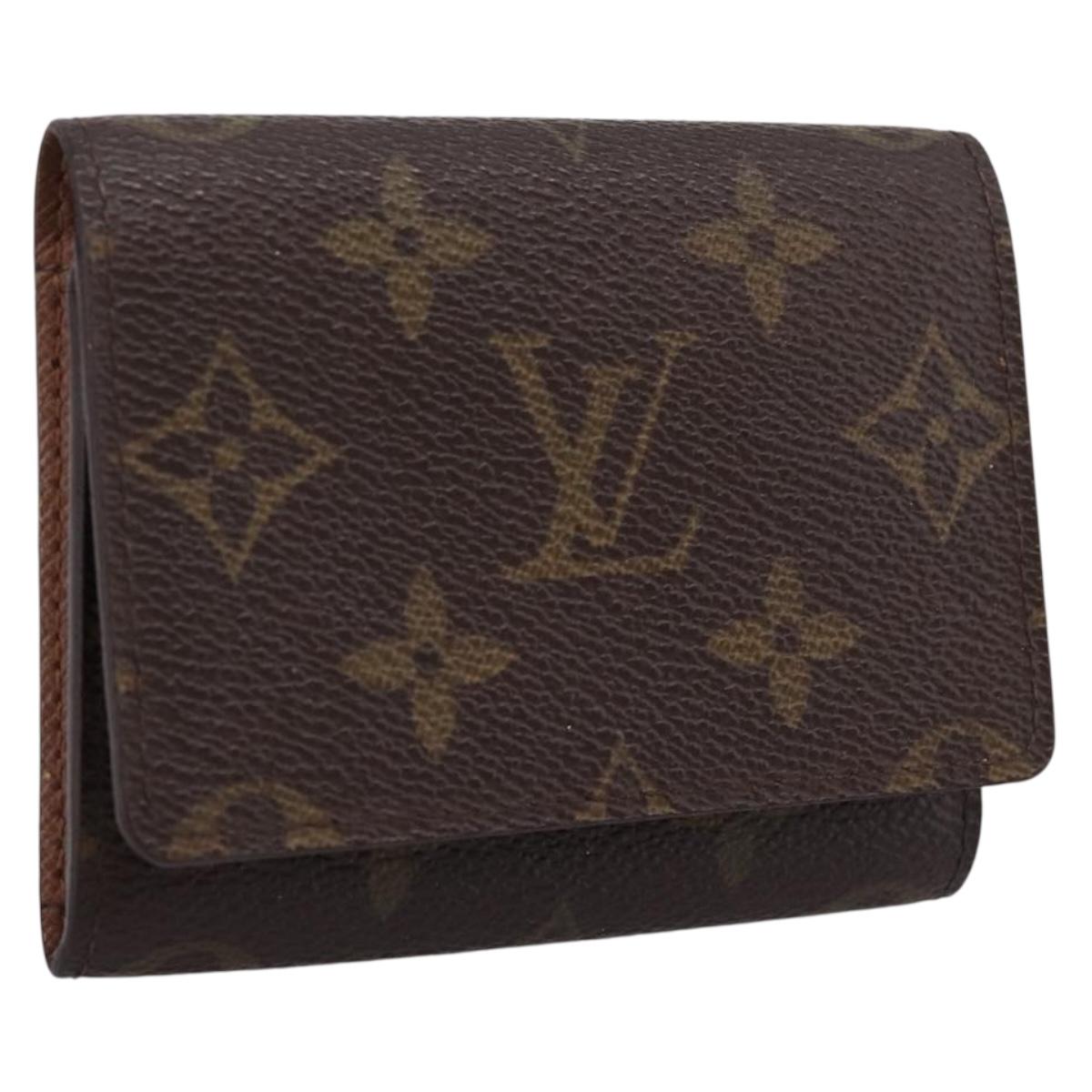 LOUIS VUITTON Monogram Anvelop Cult De Vuitto Card Case M62920 LV Auth 205537