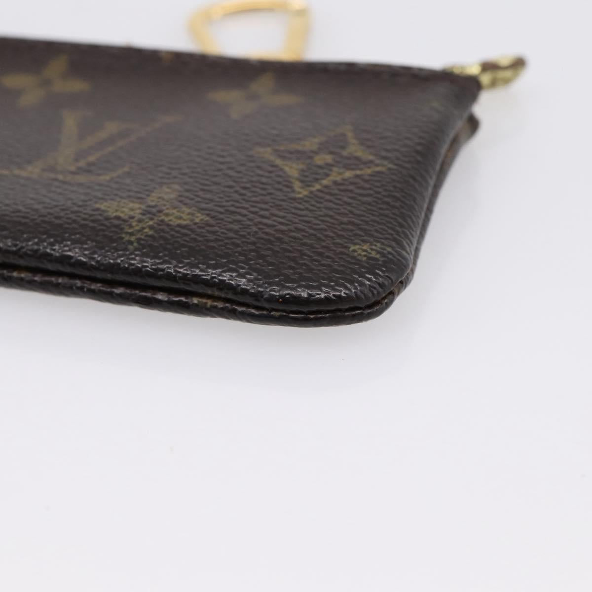 LOUIS VUITTON Monogram Pochette Cles Coin Purse M62650 LV Auth 205542