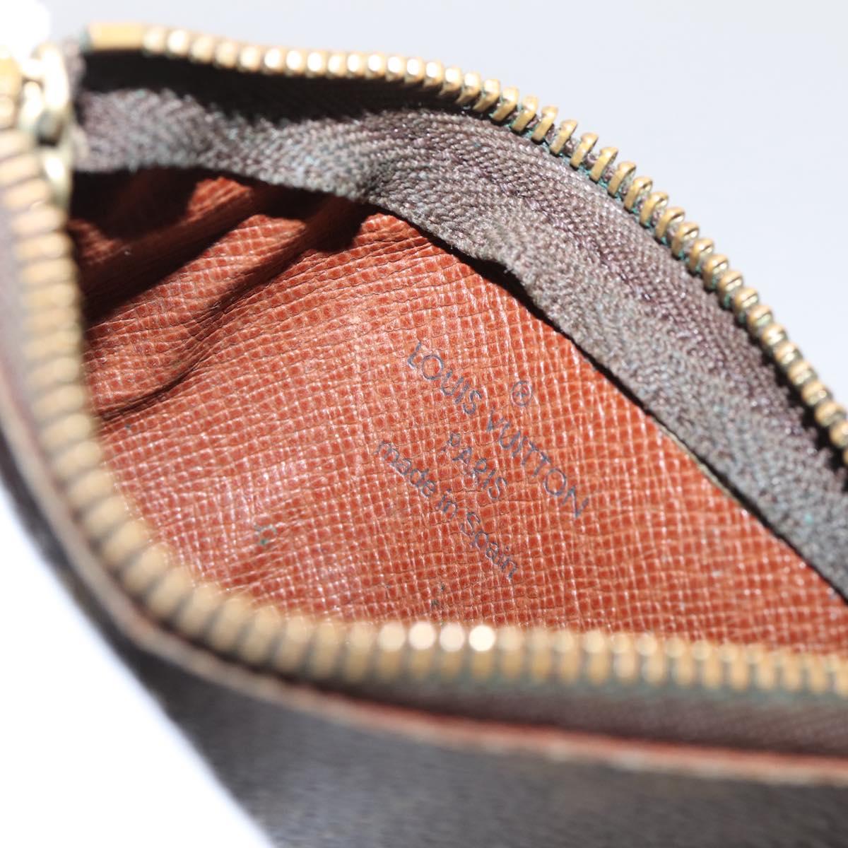 LOUIS VUITTON Monogram Pochette Cles Coin Purse M62650 LV Auth 205542