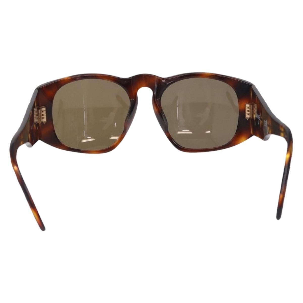 CHANEL Sunglasses plastic Brown CC Auth 205728M