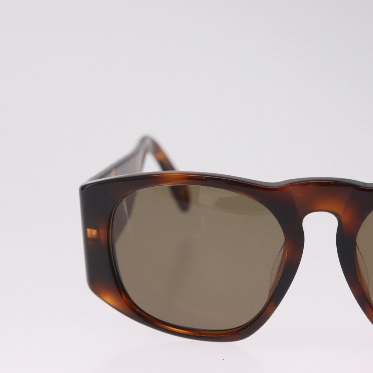 CHANEL Sunglasses plastic Brown CC Auth 205728M