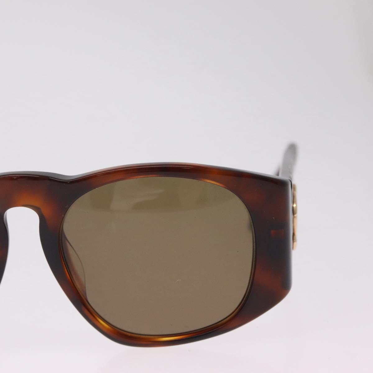 CHANEL Sunglasses plastic Brown CC Auth 205728M