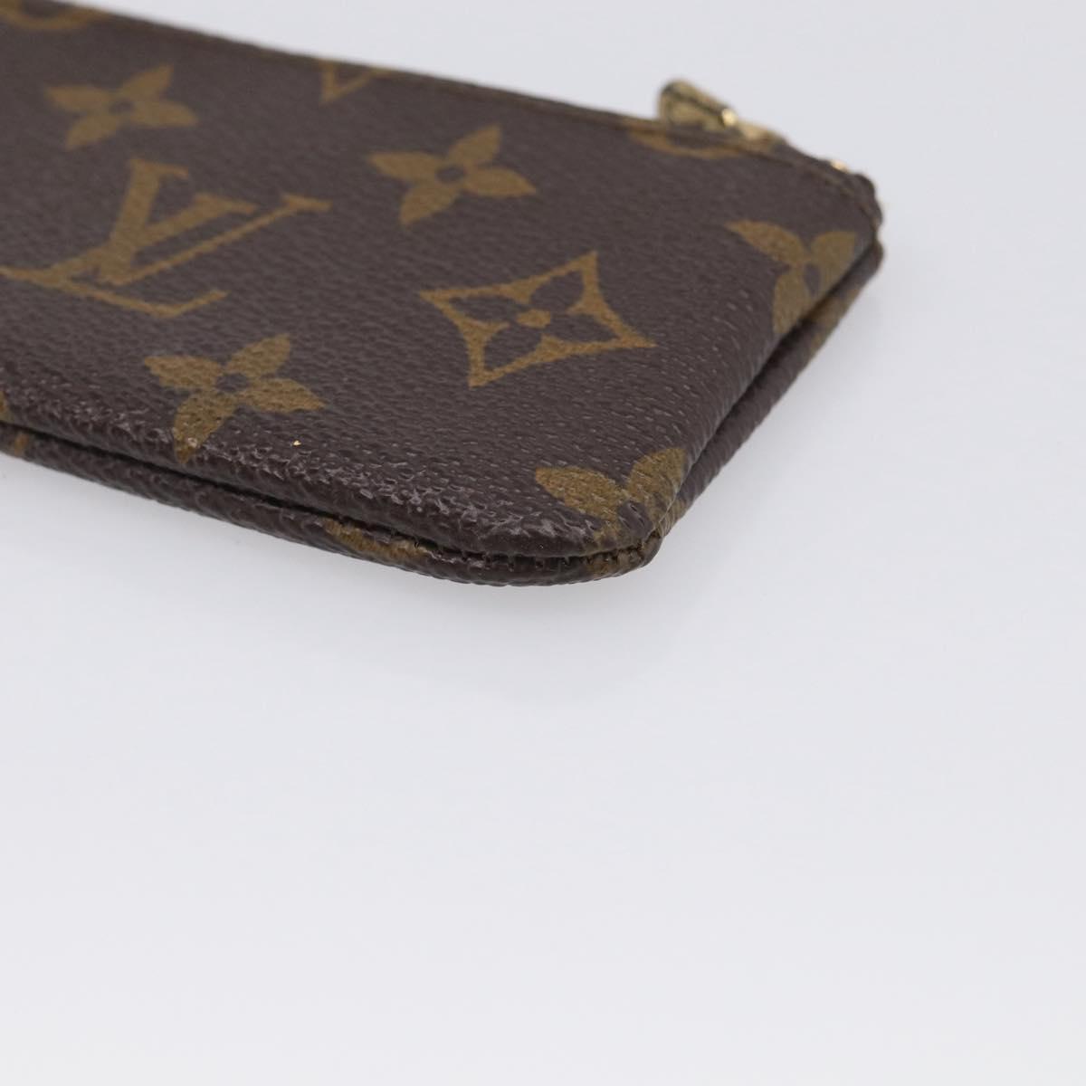 LOUIS VUITTON Monogram Pochette Cles Coin Purse M62650 LV Auth 205737