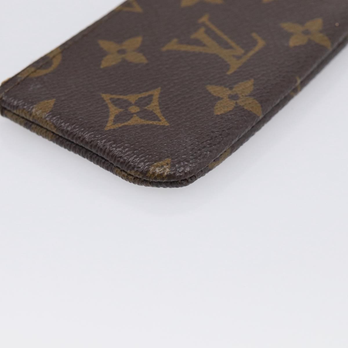 LOUIS VUITTON Monogram Pochette Cles Coin Purse M62650 LV Auth 205737