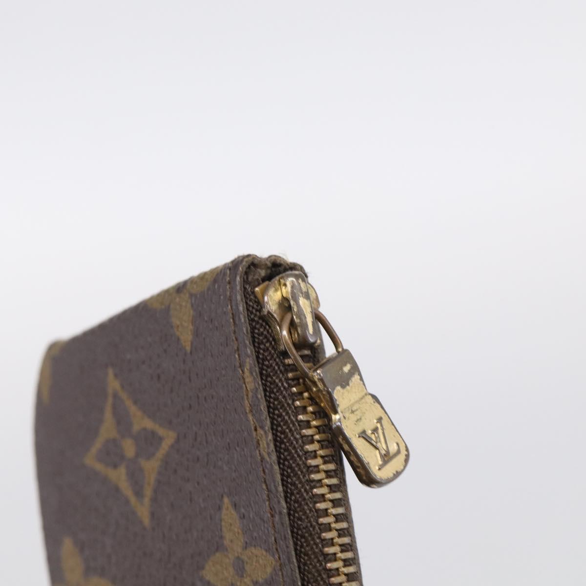 LOUIS VUITTON Monogram Pochette Cles Coin Purse M62650 LV Auth 205737
