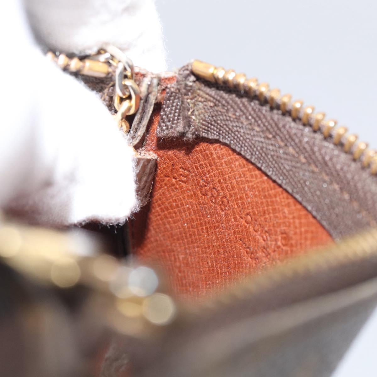 LOUIS VUITTON Monogram Pochette Cles Coin Purse M62650 LV Auth 205737