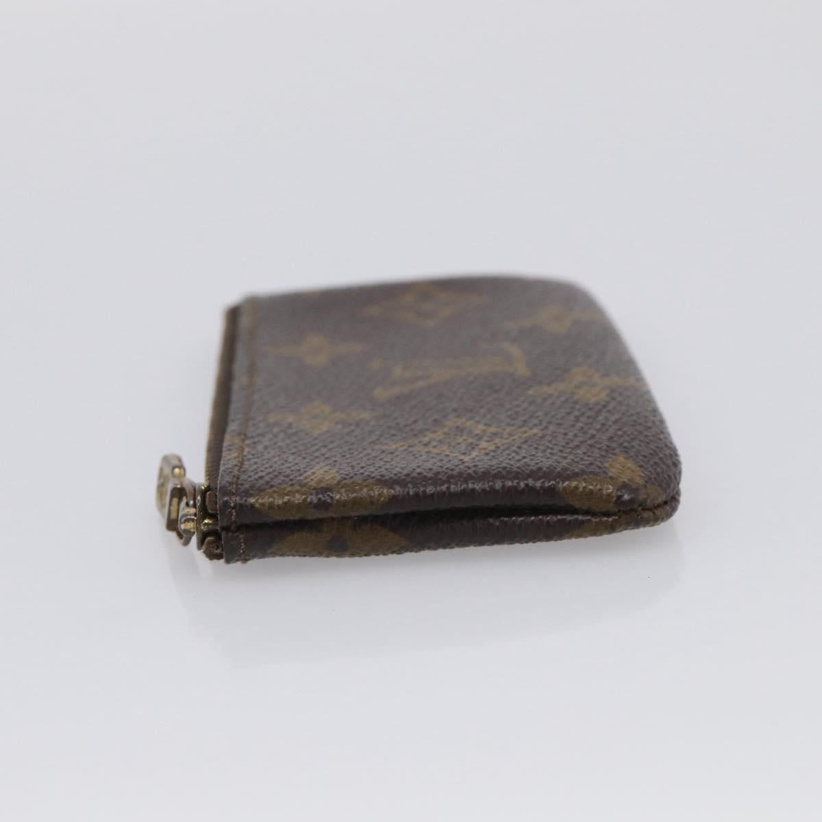 LOUIS VUITTON Monogram Pochette Cles Coin Purse M62650 LV Auth 205737