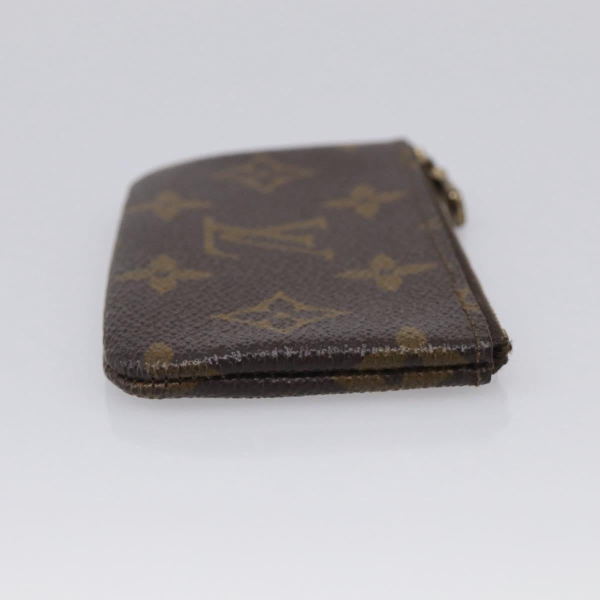LOUIS VUITTON Monogram Pochette Cles Coin Purse M62650 LV Auth 205737