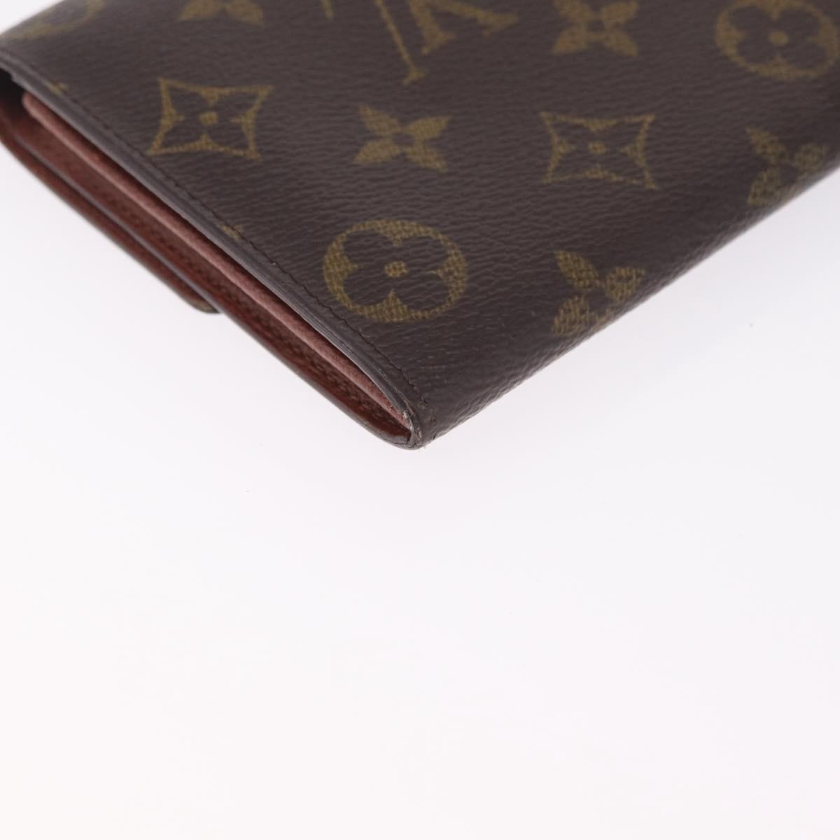 LOUIS VUITTON Monogram Portefeuille Sarah Long Wallet M61734 LV Auth 205741A