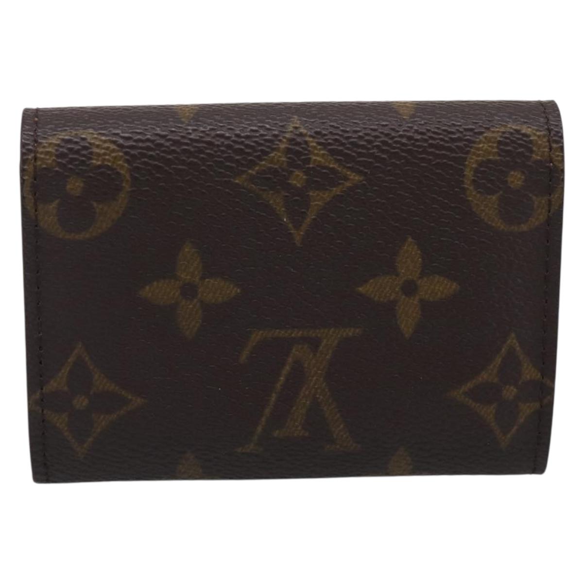 LOUIS VUITTON Monogram Porte Monnaie Plat Coin Purse M61930 LV Auth 205742M