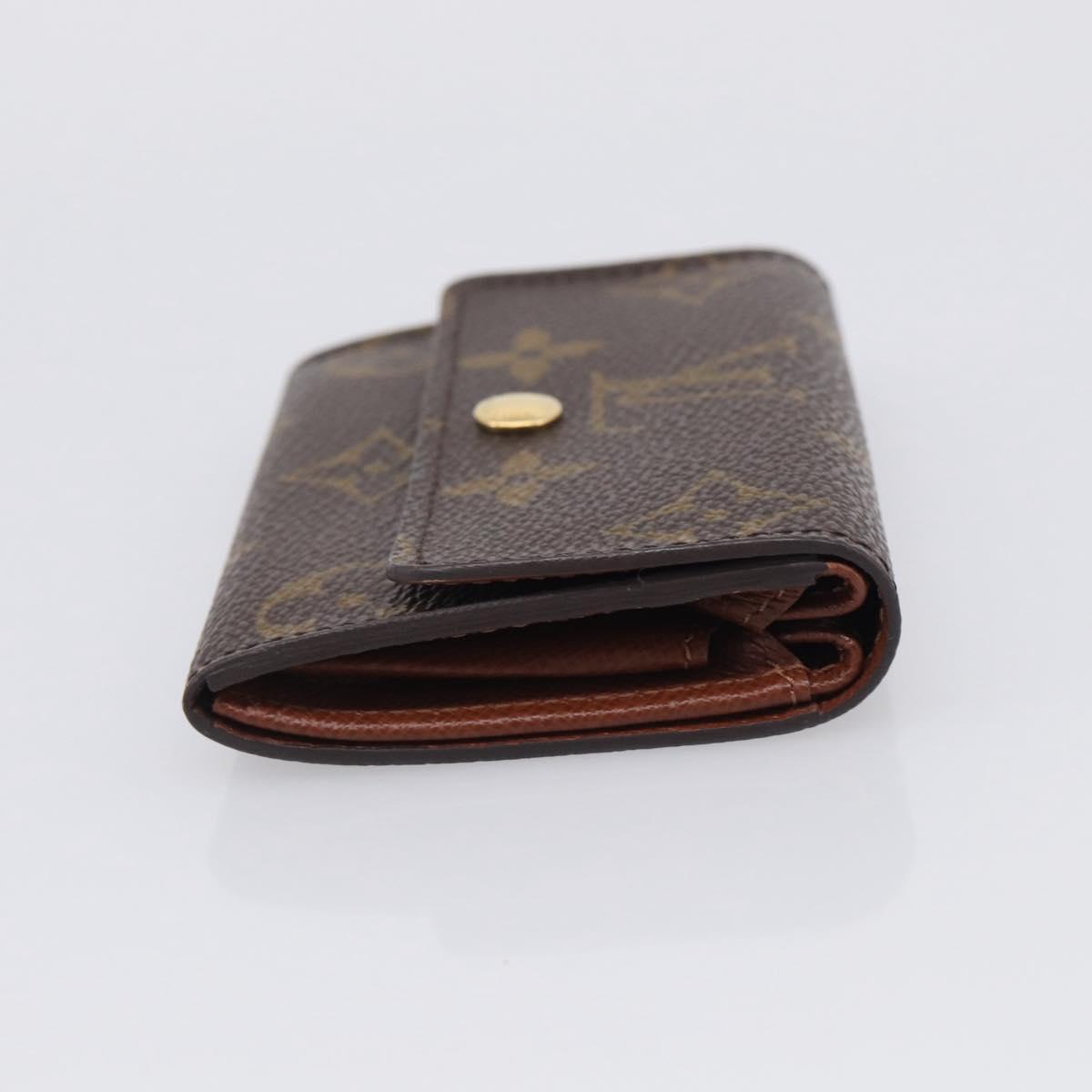 LOUIS VUITTON Monogram Porte Monnaie Plat Coin Purse M61930 LV Auth 205742M
