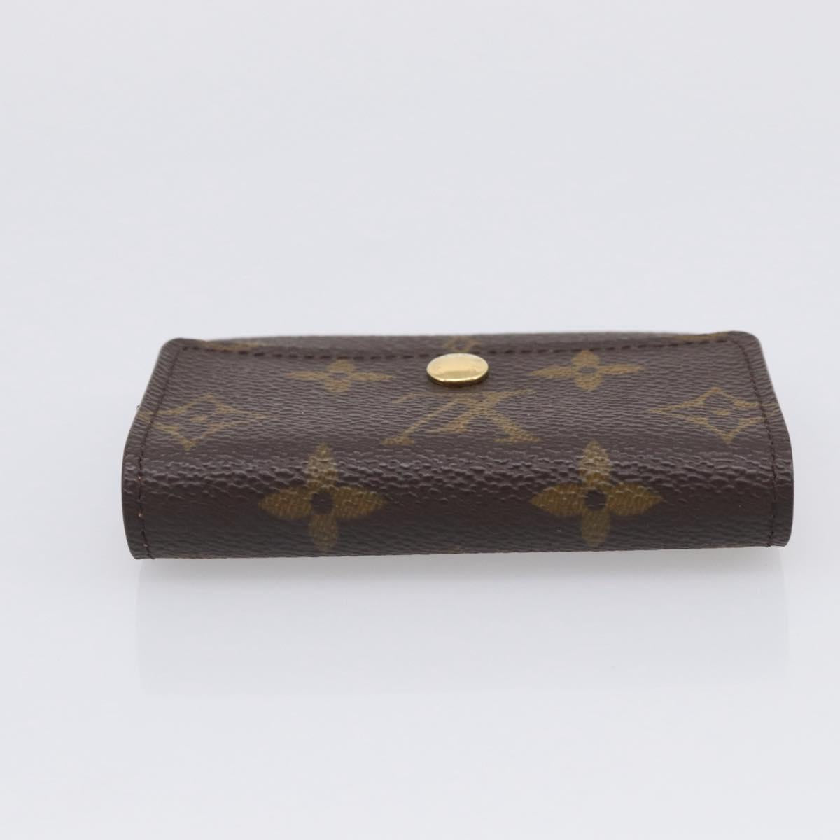 LOUIS VUITTON Monogram Porte Monnaie Plat Coin Purse M61930 LV Auth 205742M