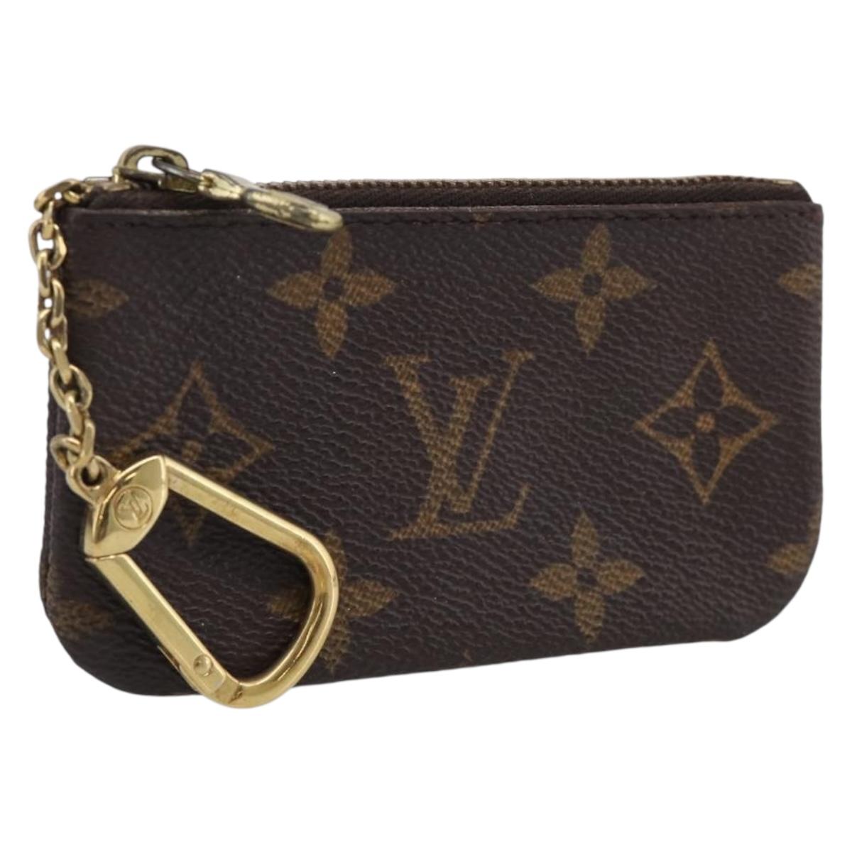 LOUIS VUITTON Monogram Pochette Cles Coin Purse M62650 LV Auth 205743A