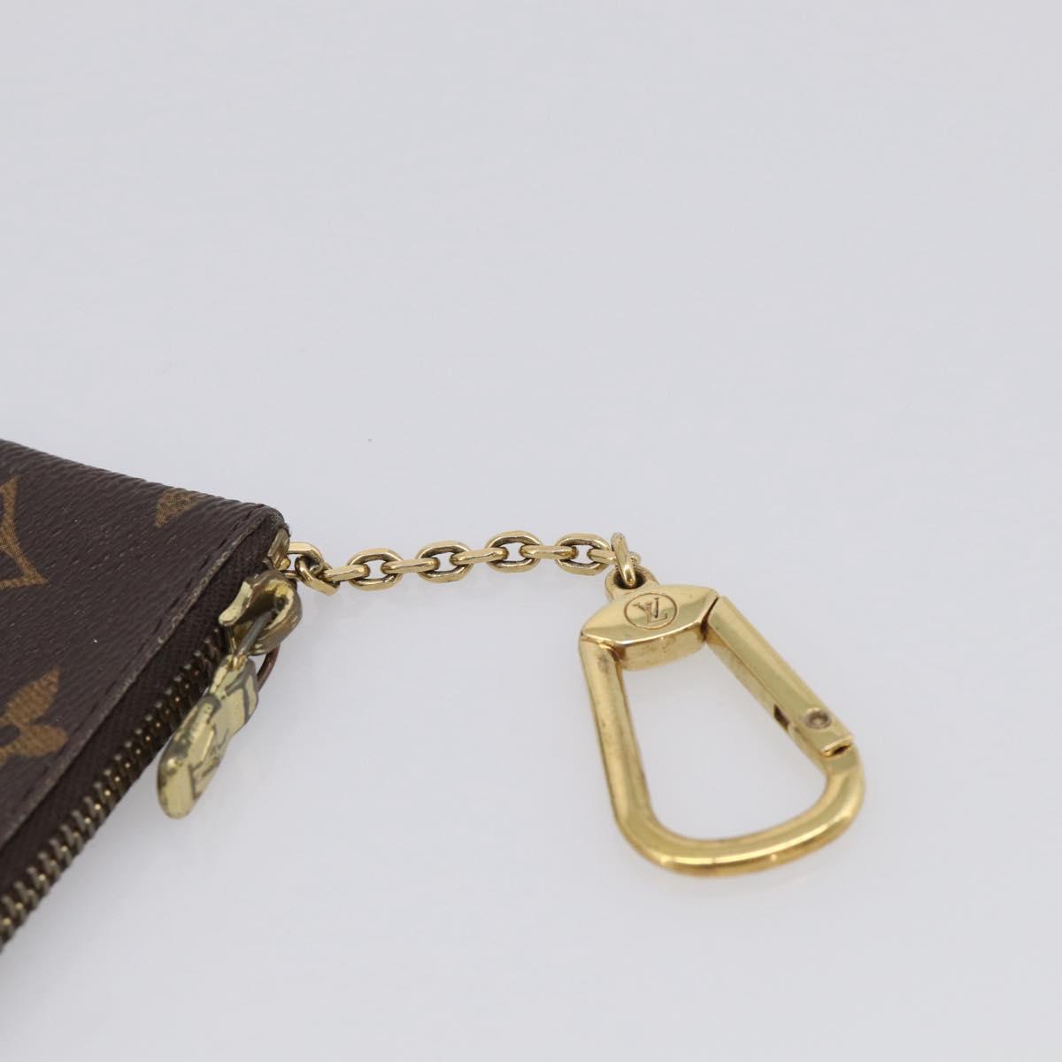 LOUIS VUITTON Monogram Pochette Cles Coin Purse M62650 LV Auth 205743A