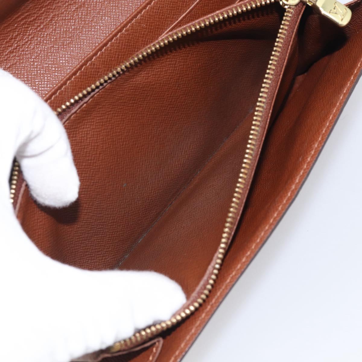 LOUIS VUITTON Monogram Portefeuille Sarah Long Wallet M61734 LV Auth 205745A