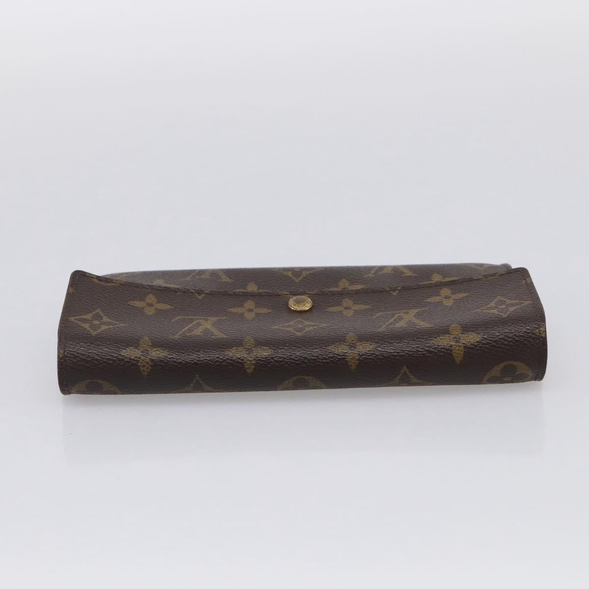LOUIS VUITTON Monogram Portefeuille Sarah Long Wallet M61734 LV Auth 205745A
