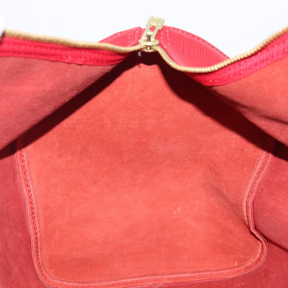 LOUIS VUITTON Epi Keepall 50 Boston Bag Red M42967 LV Auth 205802A