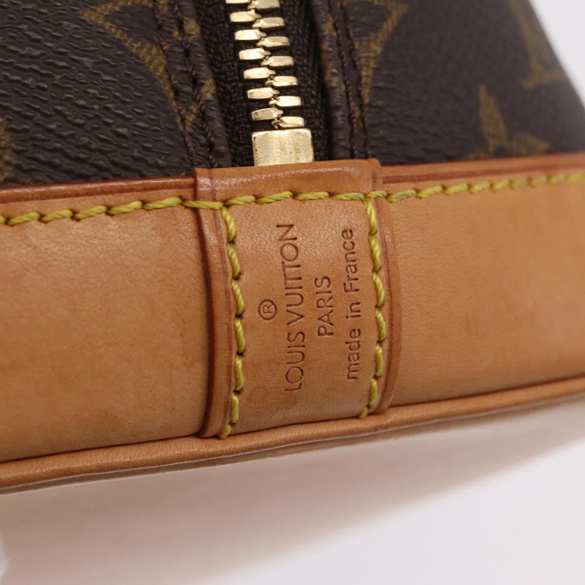 LOUIS VUITTON Monogram Alma Hand Bag M51130 LV Auth 205805A
