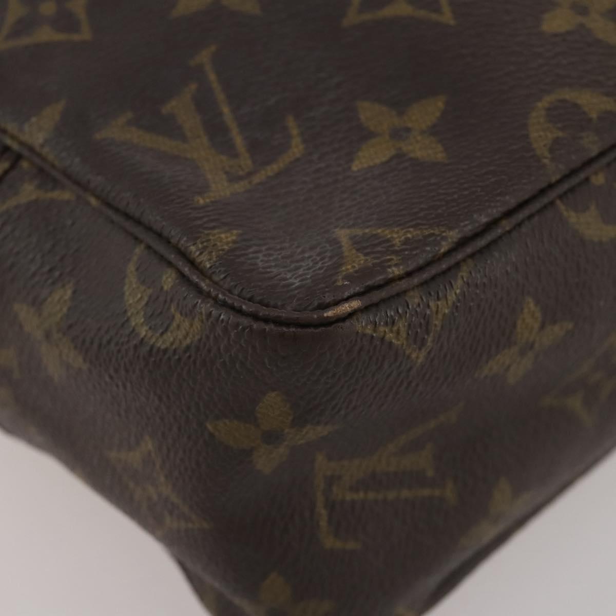 LOUIS VUITTON Monogram Trousse Toilette 28 Clutch Bag M47522 LV Auth 205807