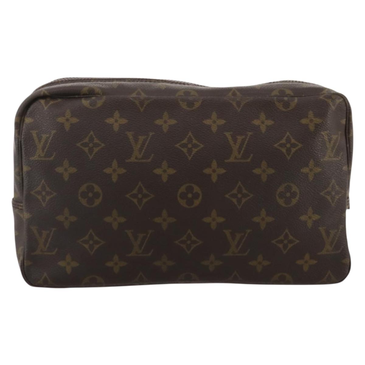 LOUIS VUITTON Monogram Trousse Toilette 28 Clutch Bag M47522 LV Auth 205807