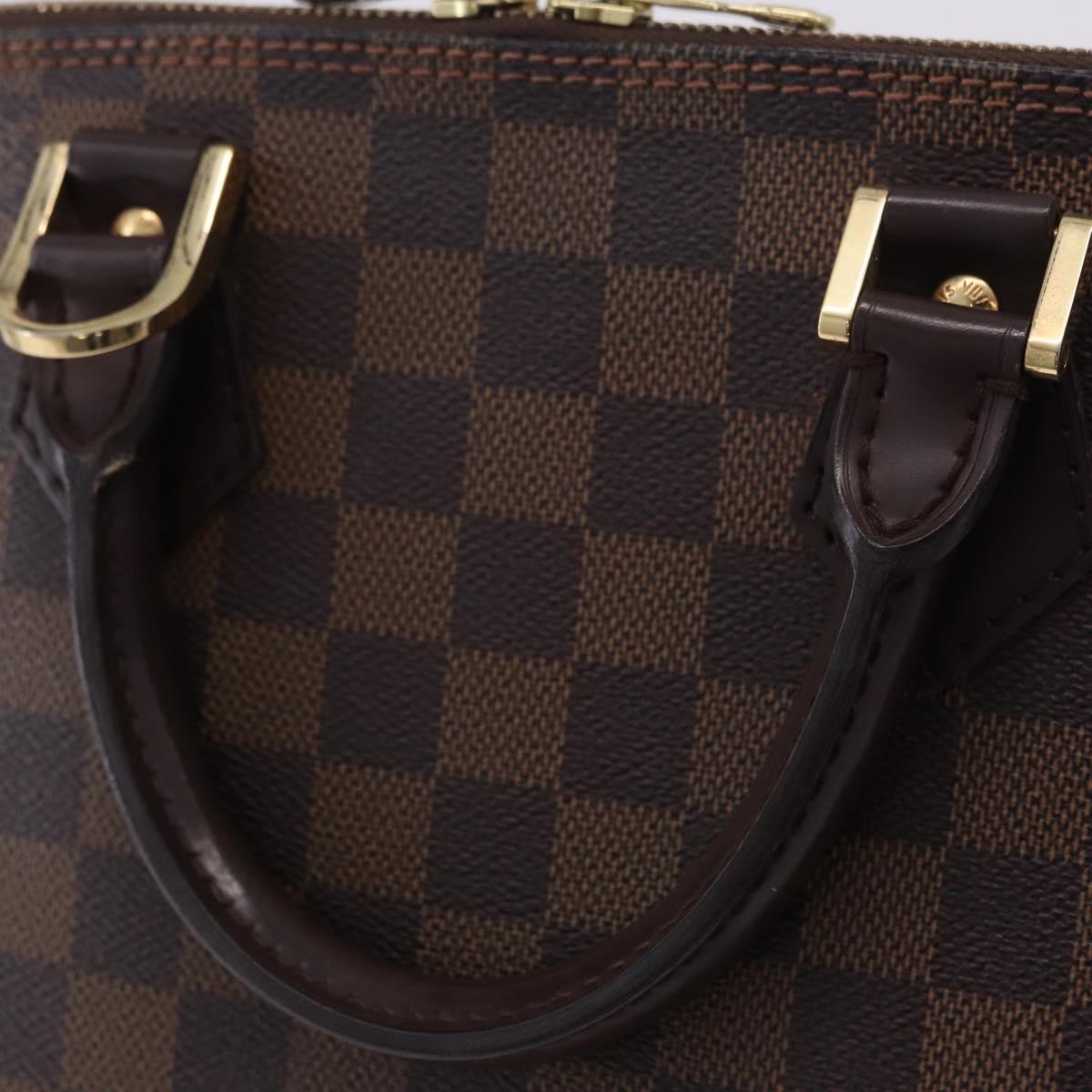 LOUIS VUITTON Damier Ebene Alma Hand Bag N51131 LV Auth 205811A