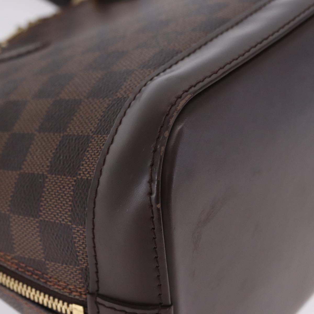 LOUIS VUITTON Damier Ebene Alma Hand Bag N51131 LV Auth 205811A