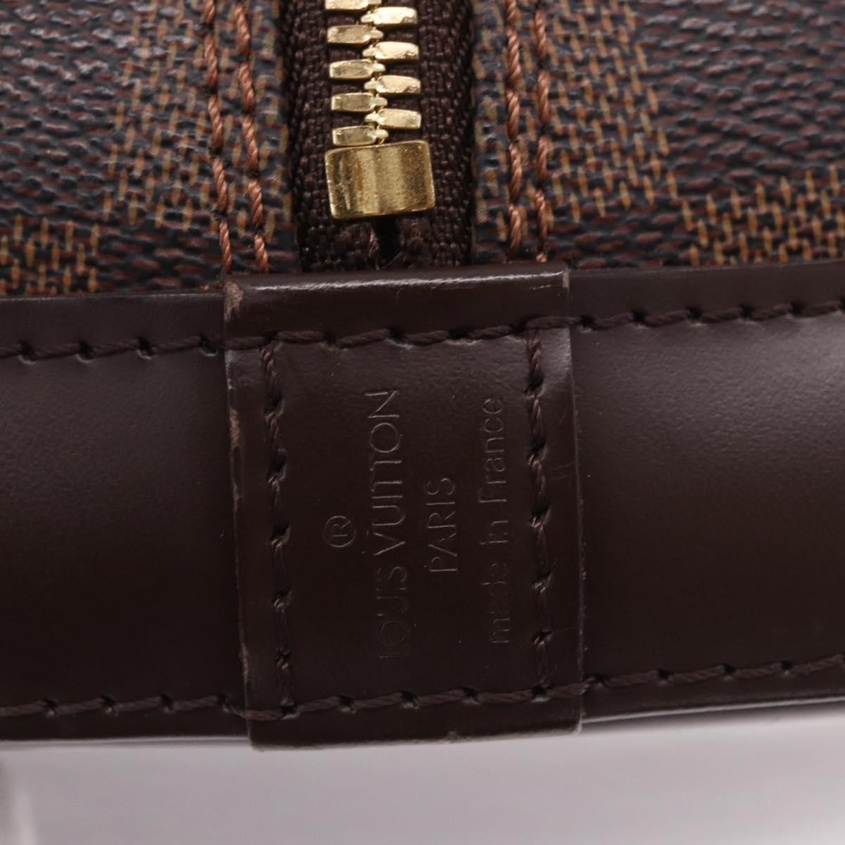 LOUIS VUITTON Damier Ebene Alma Hand Bag N51131 LV Auth 205811A
