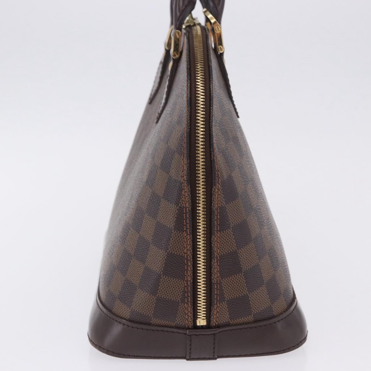 LOUIS VUITTON Damier Ebene Alma Hand Bag N51131 LV Auth 205811A