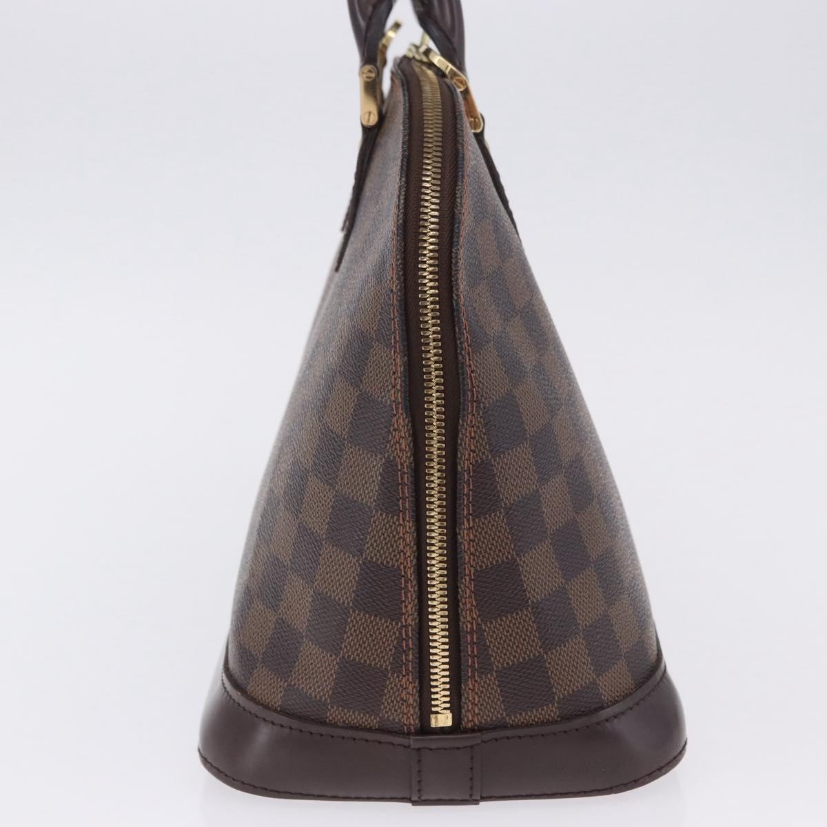 LOUIS VUITTON Damier Ebene Alma Hand Bag N51131 LV Auth 205811A