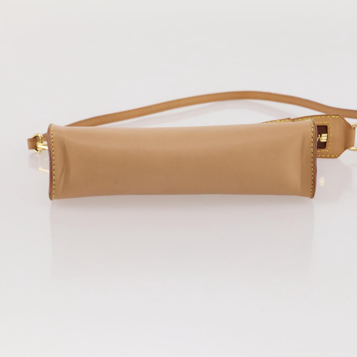 LOUIS VUITTON Nomad Cabas Cruise Pouch Beige LV Auth 205813A