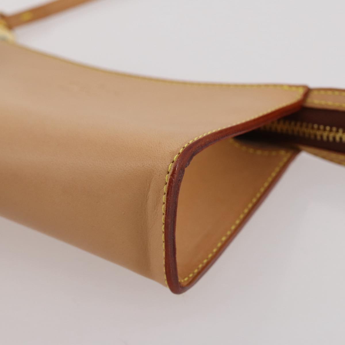 LOUIS VUITTON Nomad Cabas Cruise Pouch Beige LV Auth 205813A