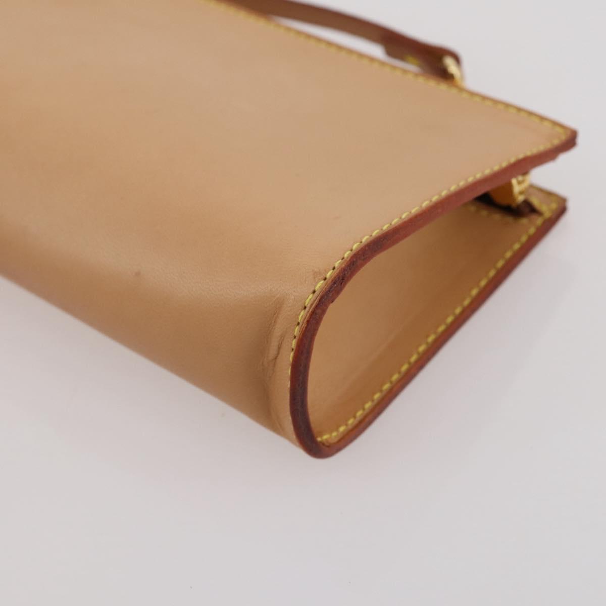 LOUIS VUITTON Nomad Cabas Cruise Pouch Beige LV Auth 205813A